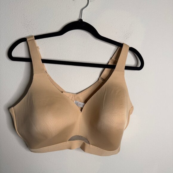 Cacique Women's 44DD Tan Comfort Bliss Wireless Support Adjustable Straps Bra‎ - Picture 2 of 5